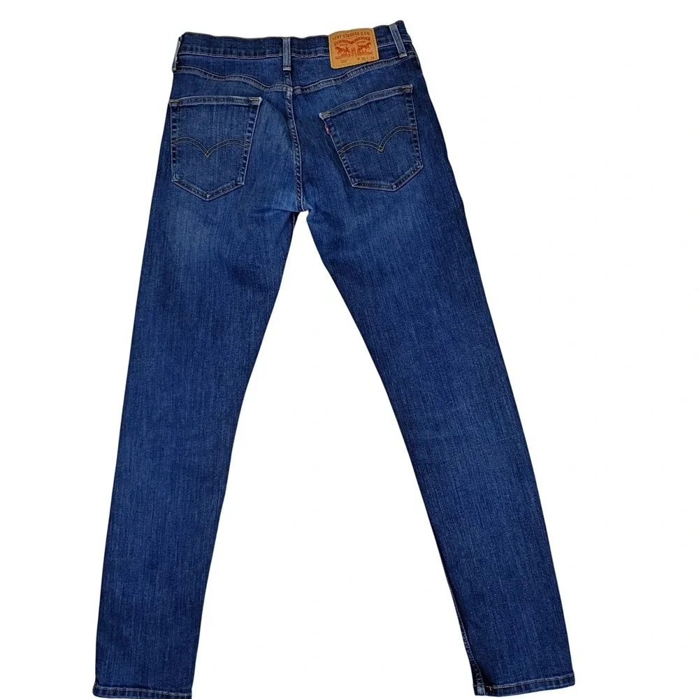 Levis 502 Slim Fit Mens Jeans Blue Medium Wash Denim 32x34 (Measures 31x31)